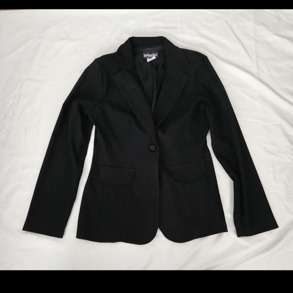 Brioche Women's 9-10 black blazer #XX6
